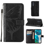 Custodia per telefono in pelle con farfalla goffrata, For Alcatel 1L 2021, For Motorola Moto G 5G 2022, For Motorola Moto G52
