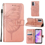 Custodia per telefono in pelle con farfalla goffrata, For OnePlus Nord CE 2 5G, For OPPO A57 5G 2022, For OPPO Realme C31 4G