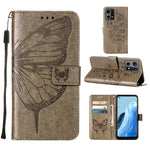 Custodia per telefono in pelle con farfalla goffrata, For OPPO Reno7 4G/F21 Pro, For Sony Xperia 1 IV, For Sony Xperia 10 IV