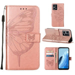 Custodia per telefono in pelle con farfalla goffrata, For OPPO Reno7 4G/F21 Pro, For Sony Xperia 1 IV, For Sony Xperia 10 IV