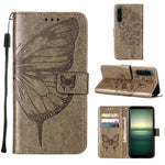 Custodia per telefono in pelle con farfalla goffrata, For OPPO Reno7 4G/F21 Pro, For Sony Xperia 1 IV, For Sony Xperia 10 IV