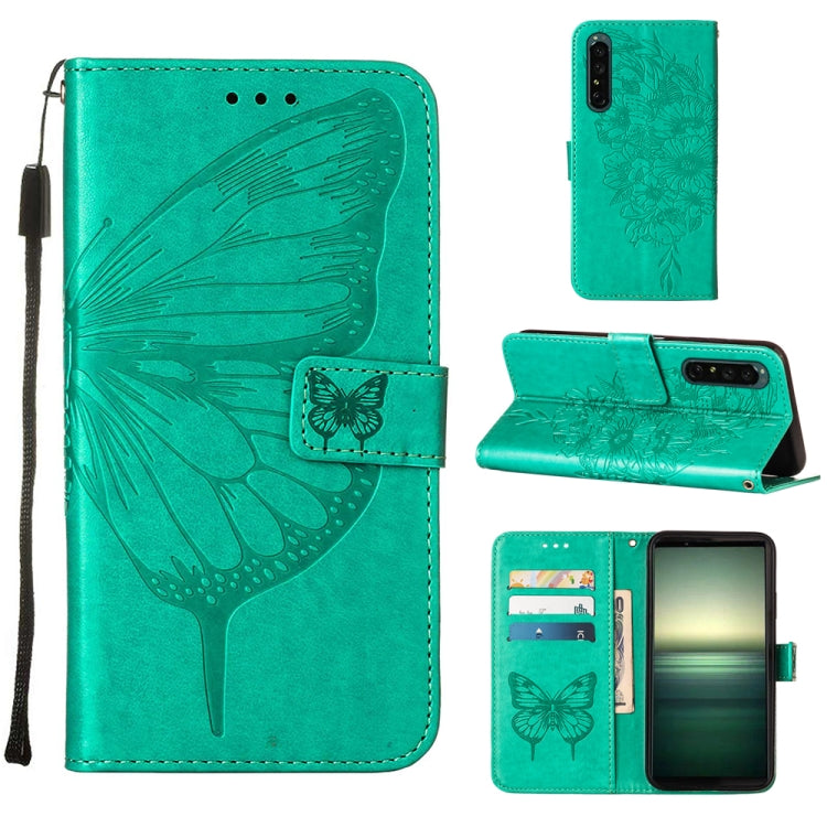 Custodia per telefono in pelle con farfalla goffrata, For OPPO Reno7 4G/F21 Pro, For Sony Xperia 1 IV, For Sony Xperia 10 IV