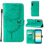Custodia per telefono in pelle con farfalla goffrata, For OPPO Reno7 4G/F21 Pro, For Sony Xperia 1 IV, For Sony Xperia 10 IV