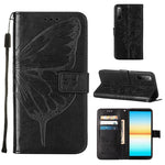 Custodia per telefono in pelle con farfalla goffrata, For OPPO Reno7 4G/F21 Pro, For Sony Xperia 1 IV, For Sony Xperia 10 IV