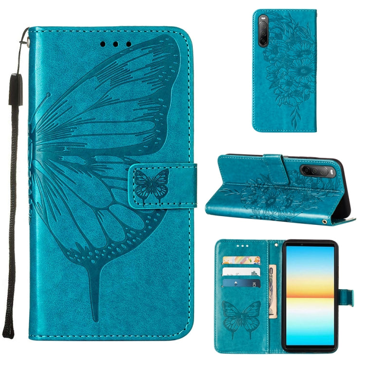 Custodia per telefono in pelle con farfalla goffrata, For OPPO Reno7 4G/F21 Pro, For Sony Xperia 1 IV, For Sony Xperia 10 IV