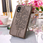 Custodia per telefono in pelle con farfalla goffrata, For Sony Xperia ACE III, For Xiaomi Redmi 10A, For Samsung Galaxy M33 5G