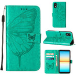 Custodia per telefono in pelle con farfalla goffrata, For Sony Xperia ACE III, For Xiaomi Redmi 10A, For Samsung Galaxy M33 5G