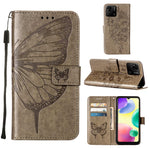 Custodia per telefono in pelle con farfalla goffrata, For Sony Xperia ACE III, For Xiaomi Redmi 10A, For Samsung Galaxy M33 5G