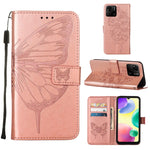 Custodia per telefono in pelle con farfalla goffrata, For Sony Xperia ACE III, For Xiaomi Redmi 10A, For Samsung Galaxy M33 5G