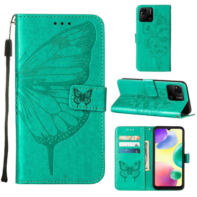 Custodia per telefono in pelle con farfalla goffrata, For Sony Xperia ACE III, For Xiaomi Redmi 10A, For Samsung Galaxy M33 5G
