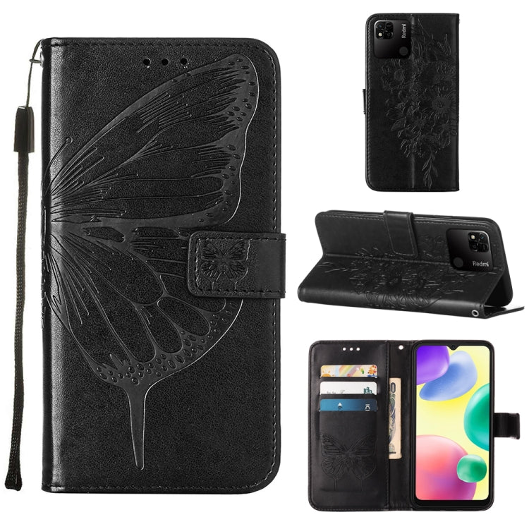 Custodia per telefono in pelle con farfalla goffrata, For Sony Xperia ACE III, For Xiaomi Redmi 10A, For Samsung Galaxy M33 5G