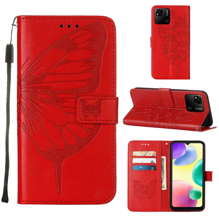 Custodia per telefono in pelle con farfalla goffrata, For Sony Xperia ACE III, For Xiaomi Redmi 10A, For Samsung Galaxy M33 5G