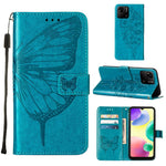 Custodia per telefono in pelle con farfalla goffrata, For Sony Xperia ACE III, For Xiaomi Redmi 10A, For Samsung Galaxy M33 5G