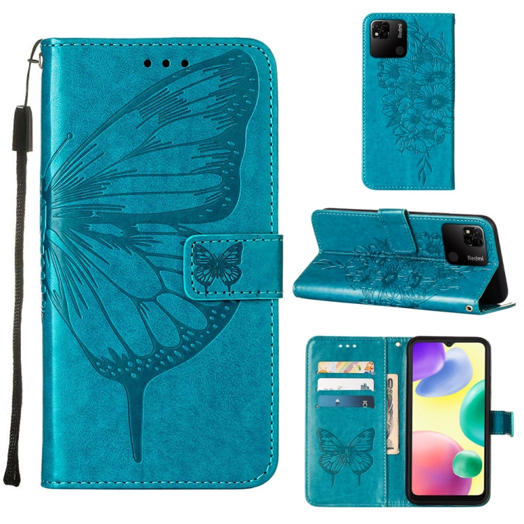 Custodia per telefono in pelle con farfalla goffrata, For Sony Xperia ACE III, For Xiaomi Redmi 10A, For Samsung Galaxy M33 5G