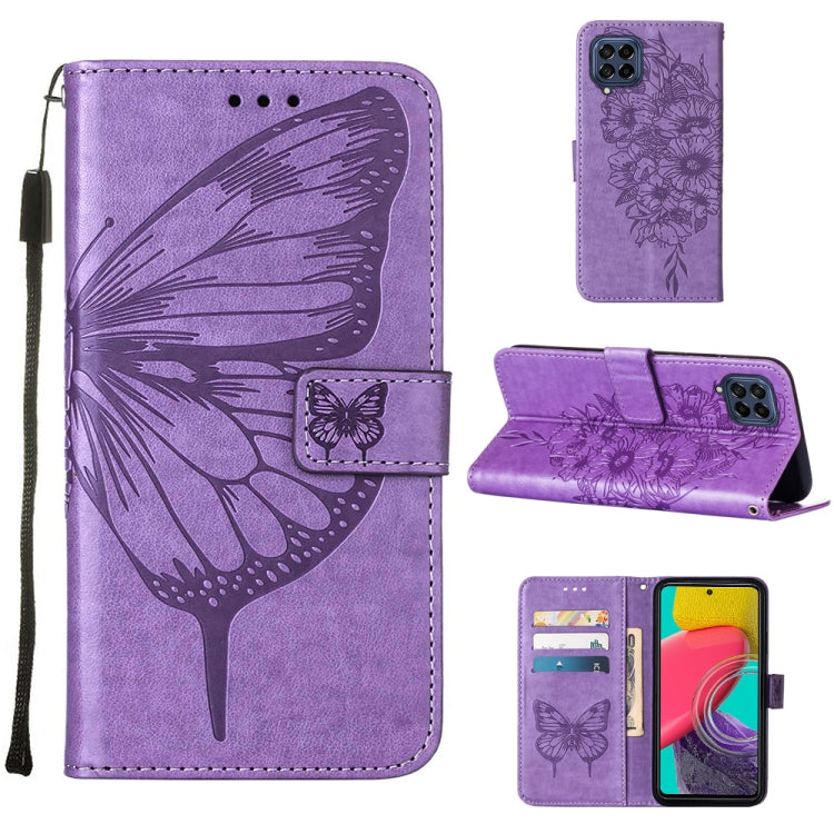 Custodia per telefono in pelle con farfalla goffrata, For Sony Xperia ACE III, For Xiaomi Redmi 10A, For Samsung Galaxy M33 5G