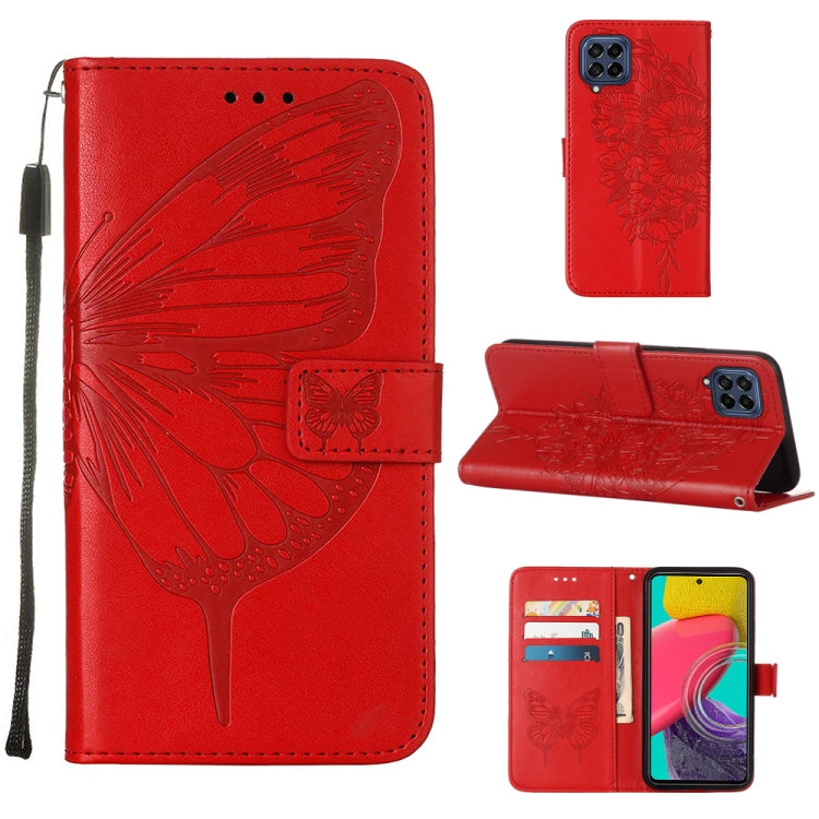 Custodia per telefono in pelle con farfalla goffrata, For Sony Xperia ACE III, For Xiaomi Redmi 10A, For Samsung Galaxy M33 5G