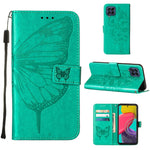 Custodia per telefono in pelle con farfalla goffrata, For Samsung Galaxy M53 5G