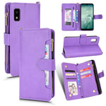 Custodia per telefono in pelle con cerniera texture Litchi, For Sharp Aquos Zero6 / Aquos Air, For Sharp Aquos Wish, For Motorola Moto E40 / E30 / E20, For Motorola Edge X30 / Edge 30 Pro /Edge+ 2020