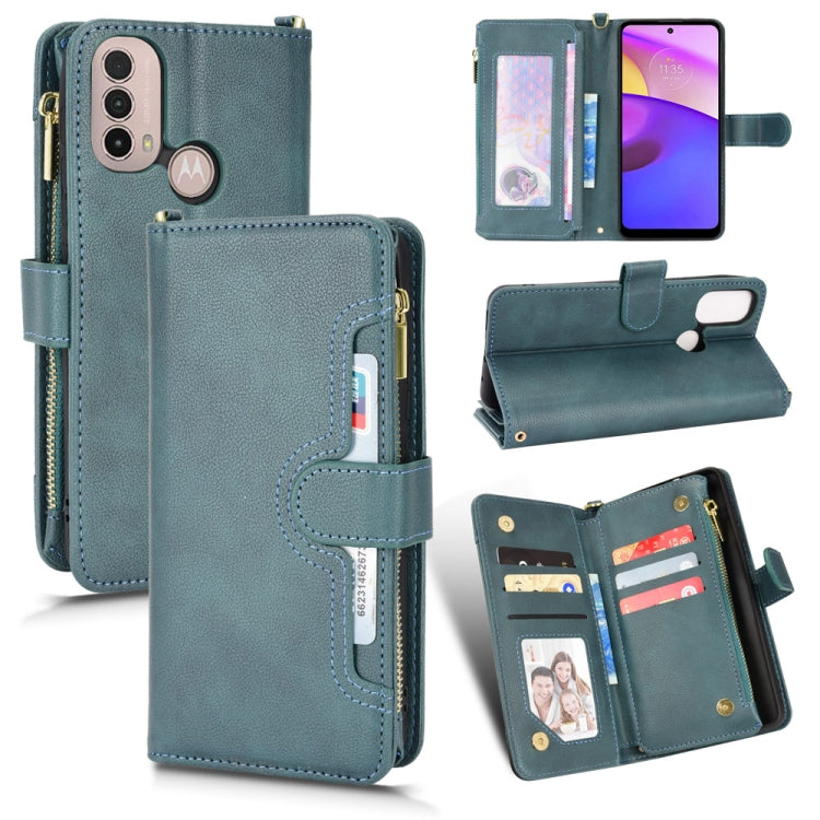 Custodia per telefono in pelle con cerniera texture Litchi, For Sharp Aquos Zero6 / Aquos Air, For Sharp Aquos Wish, For Motorola Moto E40 / E30 / E20, For Motorola Edge X30 / Edge 30 Pro /Edge+ 2020