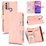 Custodia per telefono in pelle con cerniera texture Litchi, For Sharp Aquos Zero6 / Aquos Air, For Sharp Aquos Wish, For Motorola Moto E40 / E30 / E20, For Motorola Edge X30 / Edge 30 Pro /Edge+ 2020