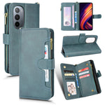Custodia per telefono in pelle con cerniera texture Litchi, For Sharp Aquos Zero6 / Aquos Air, For Sharp Aquos Wish, For Motorola Moto E40 / E30 / E20, For Motorola Edge X30 / Edge 30 Pro /Edge+ 2020