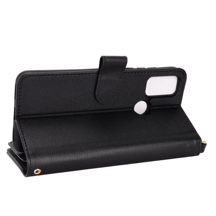 Custodia per telefono in pelle con cerniera texture Litchi, For Alcatel 1S 2021 / 3L 2021, For Xiaomi Redmi Note 10 Pro / 10 Pro Max 4G, For Xiaomi Redmi Note 10 4G / Note 10S, For Nokia XR20