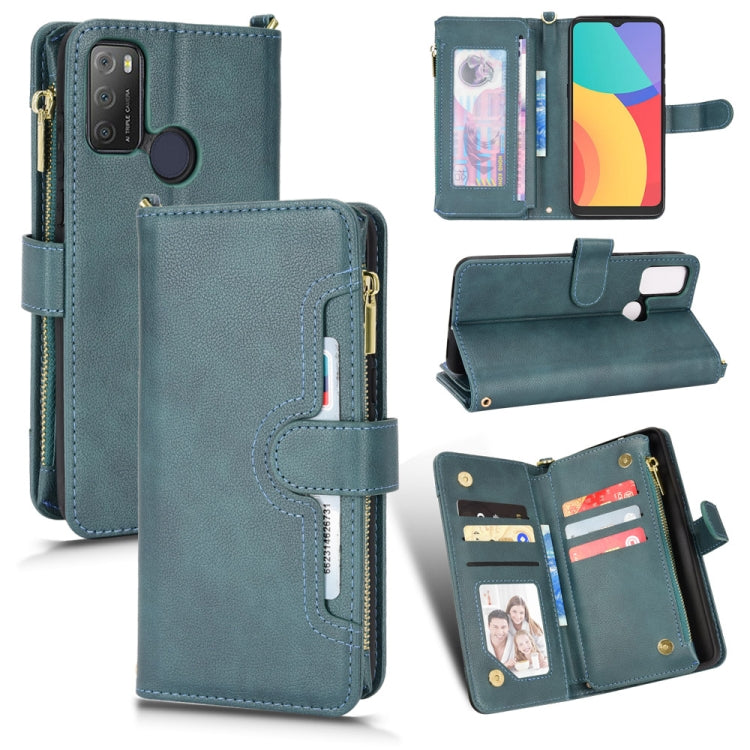 Custodia per telefono in pelle con cerniera texture Litchi, For Alcatel 1S 2021 / 3L 2021, For Xiaomi Redmi Note 10 Pro / 10 Pro Max 4G, For Xiaomi Redmi Note 10 4G / Note 10S, For Nokia XR20