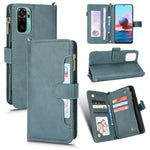 Custodia per telefono in pelle con cerniera texture Litchi, For Alcatel 1S 2021 / 3L 2021, For Xiaomi Redmi Note 10 Pro / 10 Pro Max 4G, For Xiaomi Redmi Note 10 4G / Note 10S, For Nokia XR20