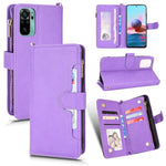 Custodia per telefono in pelle con cerniera texture Litchi, For Alcatel 1S 2021 / 3L 2021, For Xiaomi Redmi Note 10 Pro / 10 Pro Max 4G, For Xiaomi Redmi Note 10 4G / Note 10S, For Nokia XR20