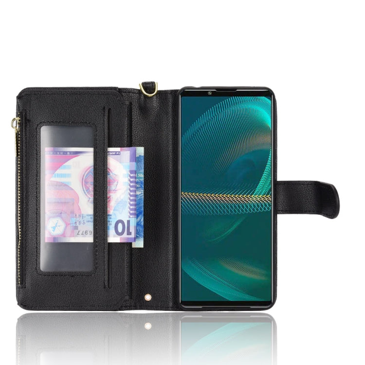 Custodia per telefono in pelle con cerniera texture Litchi, For Sony Xperia 5 III, For Sony Xperia 10 III, For OnePlus 10 Pro 5G, For OnePlus Nord 2 5G