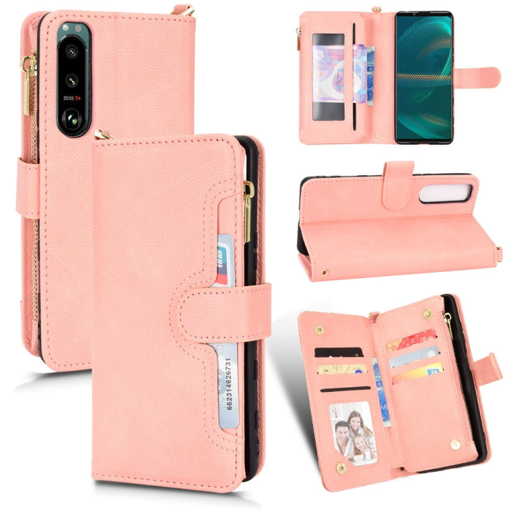 Custodia per telefono in pelle con cerniera texture Litchi, For Sony Xperia 5 III, For Sony Xperia 10 III, For OnePlus 10 Pro 5G, For OnePlus Nord 2 5G