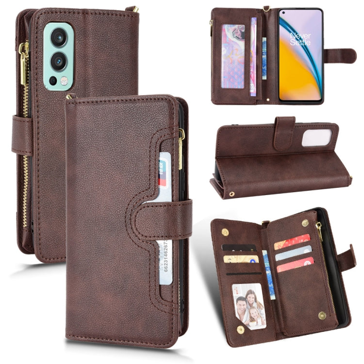 Custodia per telefono in pelle con cerniera texture Litchi, For Sony Xperia 5 III, For Sony Xperia 10 III, For OnePlus 10 Pro 5G, For OnePlus Nord 2 5G