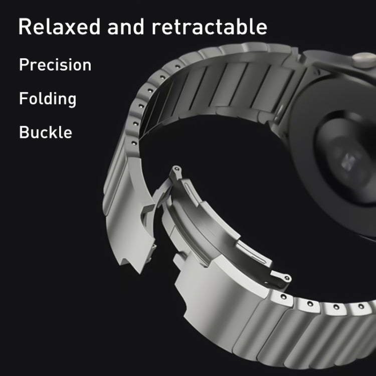 Cinturino originale in acciaio con fibbia da 22 mm