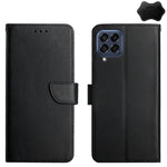 Custodia per telefono flip orizzontale in vera pelle a prova di impronte digitali, For Samsung Galaxy M53, For Sharp Aquos R7, For Xiaomi Poco F4 GT