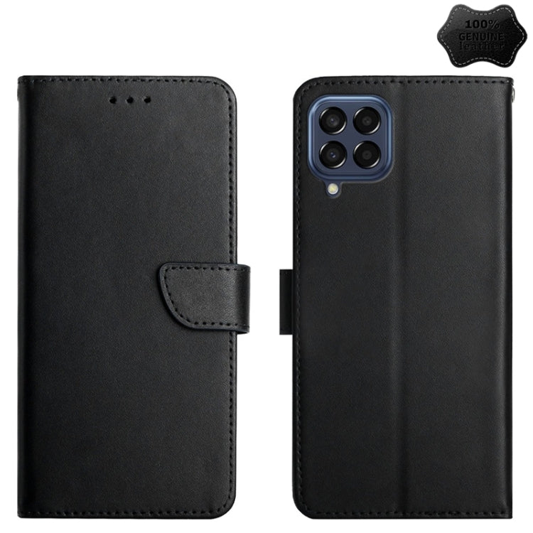 Custodia per telefono flip orizzontale in vera pelle a prova di impronte digitali, For Samsung Galaxy M53, For Sharp Aquos R7, For Xiaomi Poco F4 GT
