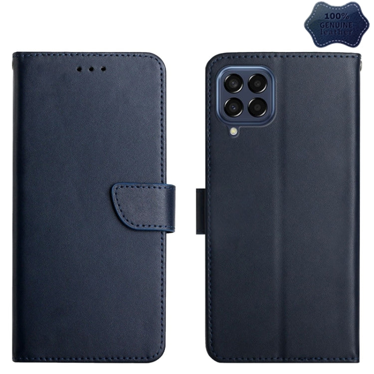 Custodia per telefono flip orizzontale in vera pelle a prova di impronte digitali, For Samsung Galaxy M53, For Sharp Aquos R7, For Xiaomi Poco F4 GT