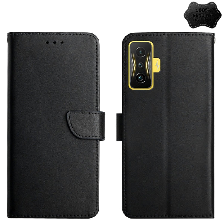 Custodia per telefono flip orizzontale in vera pelle a prova di impronte digitali, For Samsung Galaxy M53, For Sharp Aquos R7, For Xiaomi Poco F4 GT