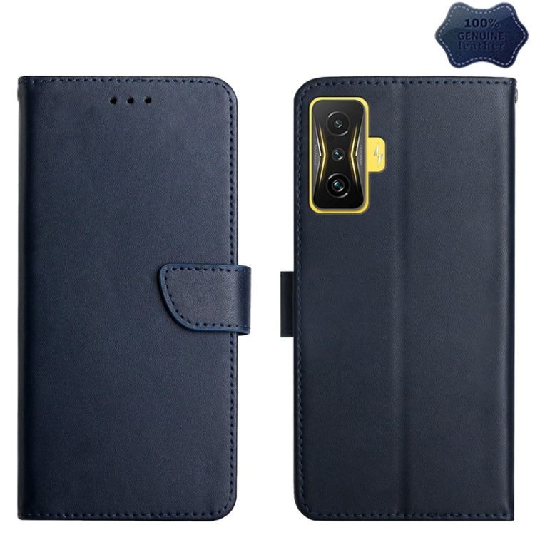 Custodia per telefono flip orizzontale in vera pelle a prova di impronte digitali, For Samsung Galaxy M53, For Sharp Aquos R7, For Xiaomi Poco F4 GT