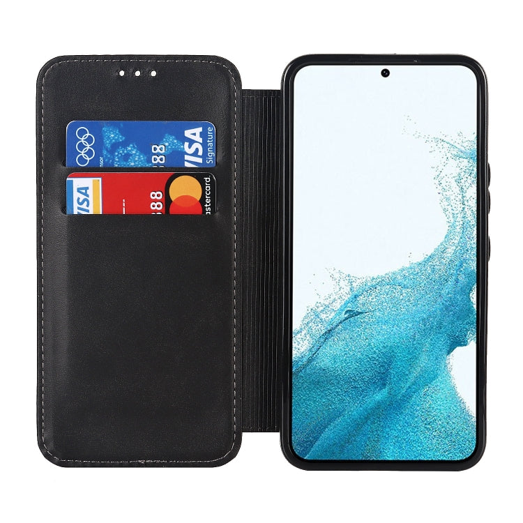 Custodia per telefono in pelle con ventosa magnetica Knight, For Samsung Galaxy S22 5G, For Samsung Galaxy S22+ 5G, For Samsung Galaxy S22 Ultra 5G, For Samsung Galaxy S21 5G