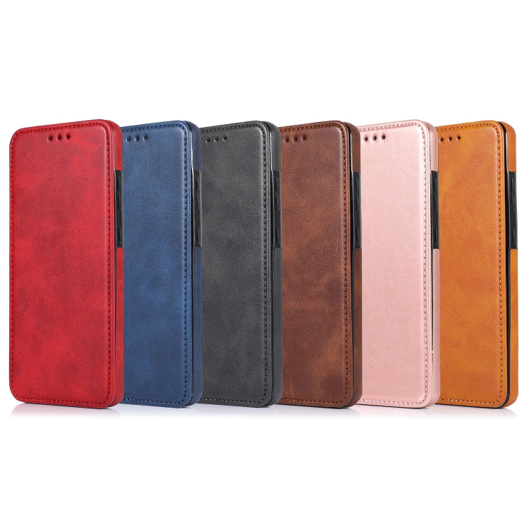 Custodia per telefono in pelle con ventosa magnetica Knight, For Samsung Galaxy S22 5G, For Samsung Galaxy S22+ 5G, For Samsung Galaxy S22 Ultra 5G, For Samsung Galaxy S21 5G