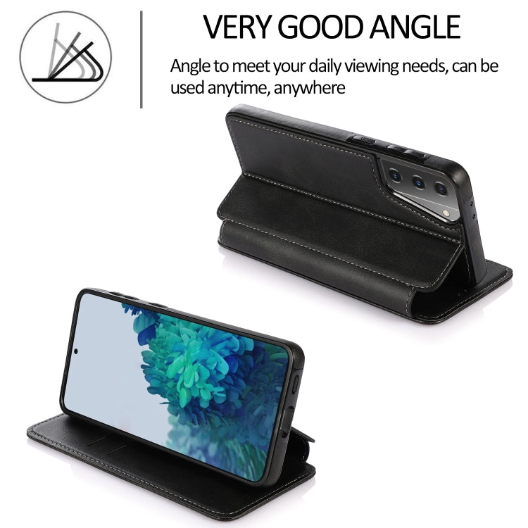 Custodia per telefono in pelle con ventosa magnetica Knight, For Samsung Galaxy S21+ 5G, For Samsung Galaxy S21 Ultra 5G, For Samsung Galaxy S20, For Samsung Galaxy S20+