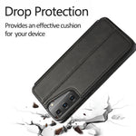 Custodia per telefono in pelle con ventosa magnetica Knight, For Samsung Galaxy S21+ 5G, For Samsung Galaxy S21 Ultra 5G, For Samsung Galaxy S20, For Samsung Galaxy S20+