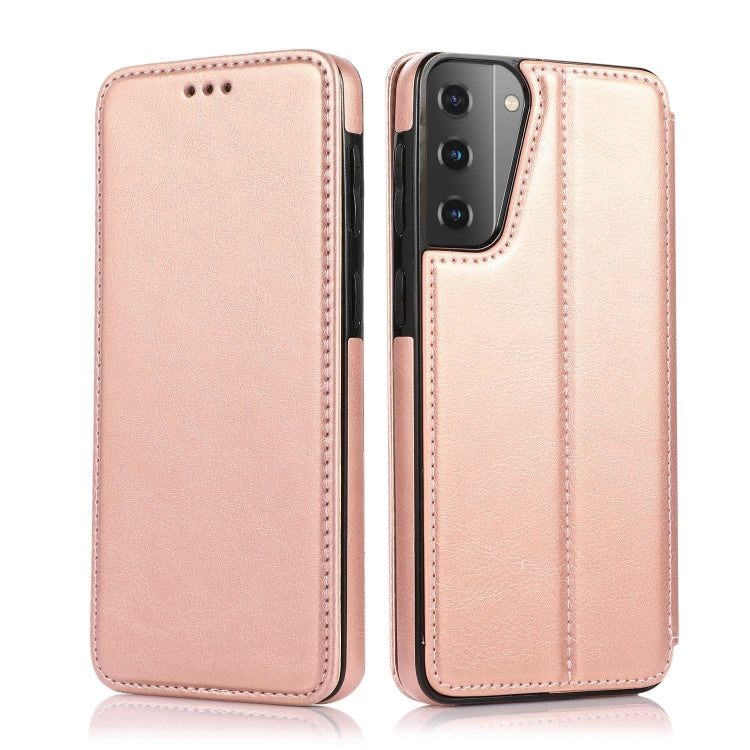 Custodia per telefono in pelle con ventosa magnetica Knight, For Samsung Galaxy S21+ 5G, For Samsung Galaxy S21 Ultra 5G, For Samsung Galaxy S20, For Samsung Galaxy S20+
