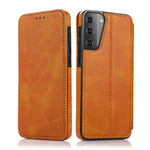 Custodia per telefono in pelle con ventosa magnetica Knight, For Samsung Galaxy S21+ 5G, For Samsung Galaxy S21 Ultra 5G, For Samsung Galaxy S20, For Samsung Galaxy S20+