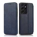 Custodia per telefono in pelle con ventosa magnetica Knight, For Samsung Galaxy S21+ 5G, For Samsung Galaxy S21 Ultra 5G, For Samsung Galaxy S20, For Samsung Galaxy S20+