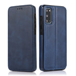 Custodia per telefono in pelle con ventosa magnetica Knight, For Samsung Galaxy S21+ 5G, For Samsung Galaxy S21 Ultra 5G, For Samsung Galaxy S20, For Samsung Galaxy S20+