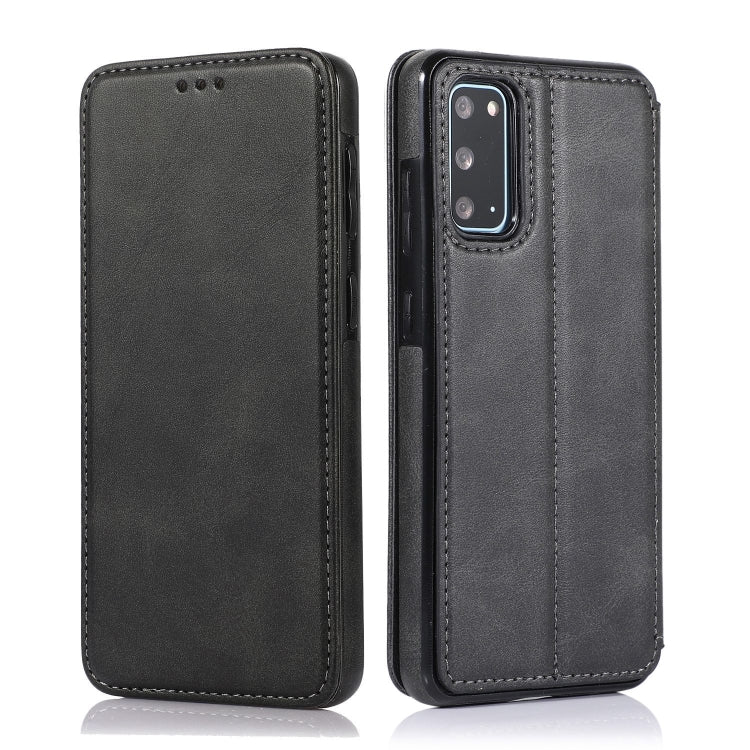 Custodia per telefono in pelle con ventosa magnetica Knight, For Samsung Galaxy S21+ 5G, For Samsung Galaxy S21 Ultra 5G, For Samsung Galaxy S20, For Samsung Galaxy S20+