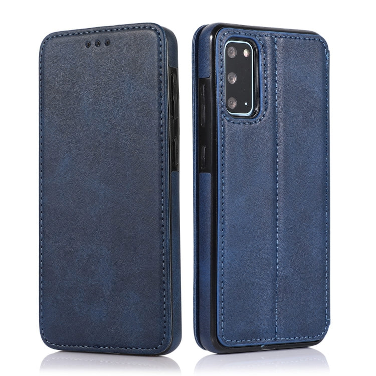 Custodia per telefono in pelle con ventosa magnetica Knight, For Samsung Galaxy S21+ 5G, For Samsung Galaxy S21 Ultra 5G, For Samsung Galaxy S20, For Samsung Galaxy S20+