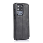 Custodia per telefono in pelle con ventosa magnetica Knight, For Samsung Galaxy S20 Ultra, For Samsung Galaxy S10, For Samsung Galaxy S10+, For Samsung Galaxy S10e