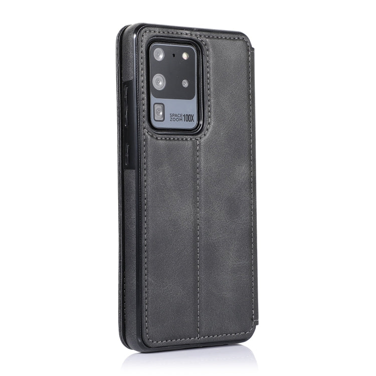 Custodia per telefono in pelle con ventosa magnetica Knight, For Samsung Galaxy S20 Ultra, For Samsung Galaxy S10, For Samsung Galaxy S10+, For Samsung Galaxy S10e